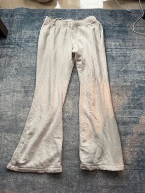 Grey Flare Sweatpants - Unbranded